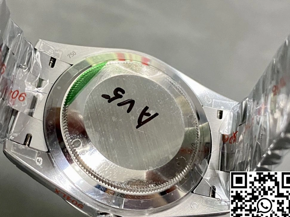 QF v5 Day Date Tungsten Dial Steel Factory Black Rolex M228239-0004 0323